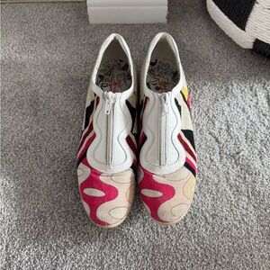 Emilio Pucci Multicolor Zip-Up Sneakers